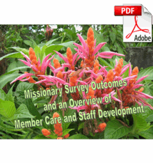 Survey Outcomes and Member Care Introduction